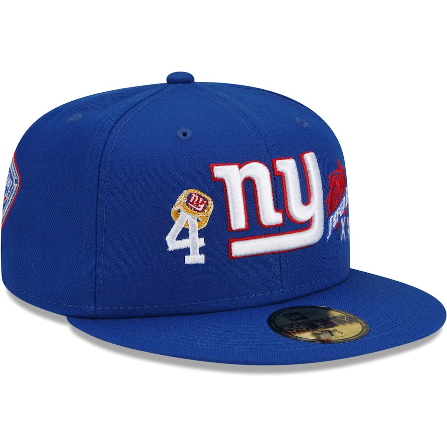NEW YORK GIANTS COUNT THE RINGS 59FIFTY FITTED