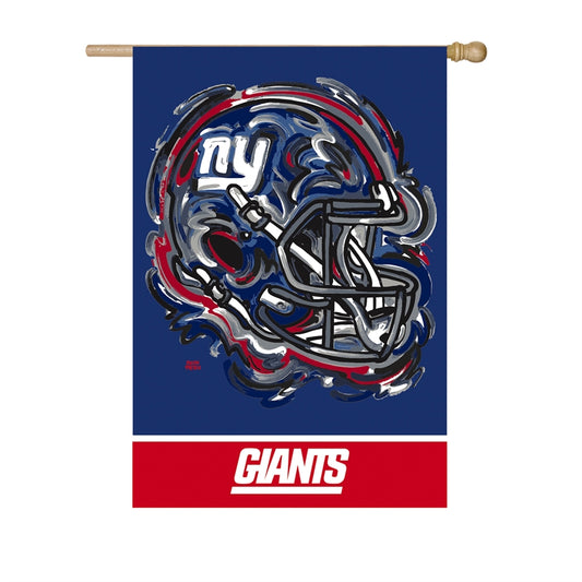 NEW YORK GIANTS JUSTIN PATTEN SUEDE HOUSE FLAG