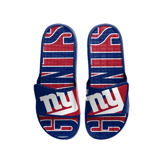 NEW YORK GIANTS MEN'S BIG LOGO GEL SLIDE