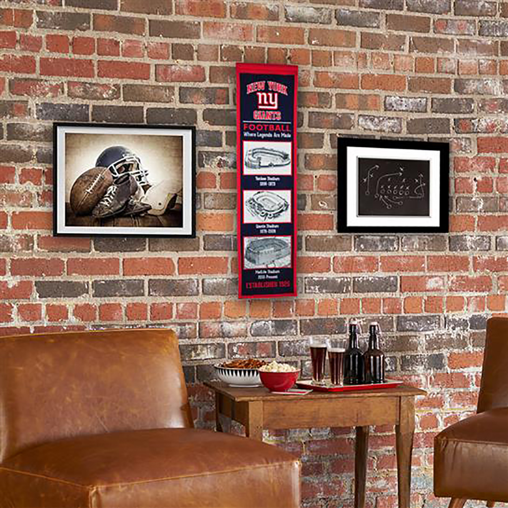 NEW YORK GIANTS STADIUM EVOLUTION BANNER