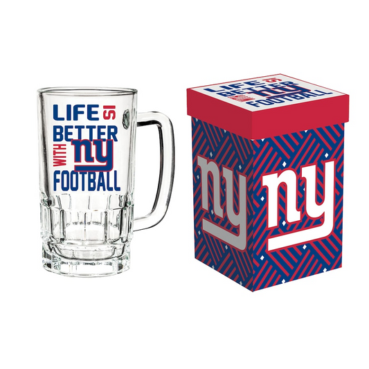 NEW YORK GIANTS TANKARD CUP W/ BOX