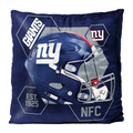NEW YORK GIANTS REVERSIBLE 16" X 16" VELVET PILLOW