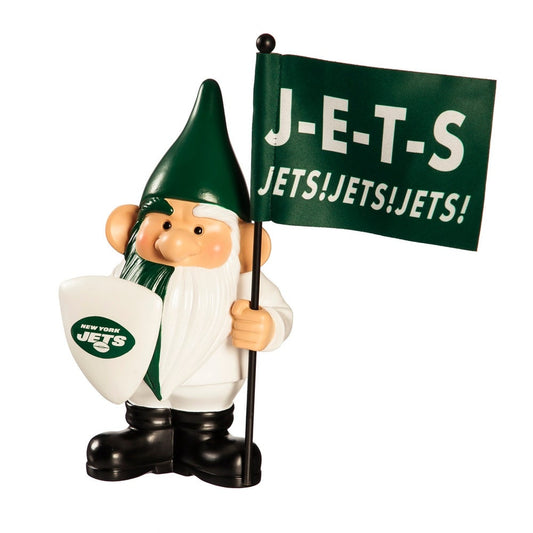 NEW YORK JETS FLAG HOLDER GNOME