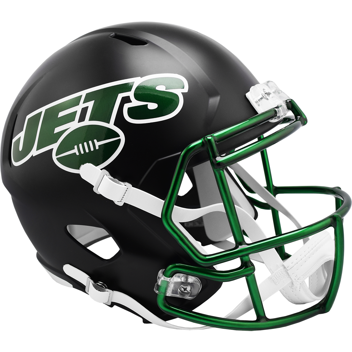 RÉPLICA DE CASCO DE VELOCIDAD DE TAMAÑO COMPLETO NEW YORK JETS - 22 ALT