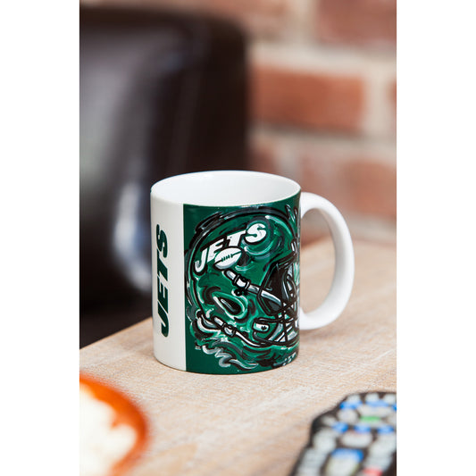 NEW YORK JETS JUSTIN PATTERN MUG