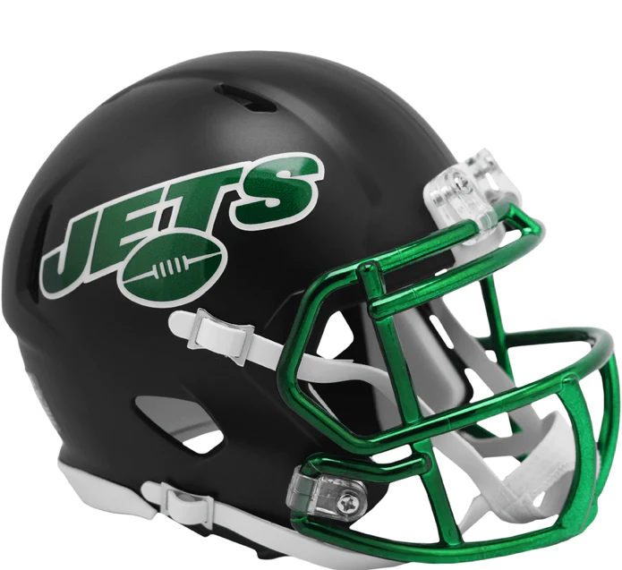 New York Jets 2022 On Field Alternate Riddell NFL Speed Mini Helmet