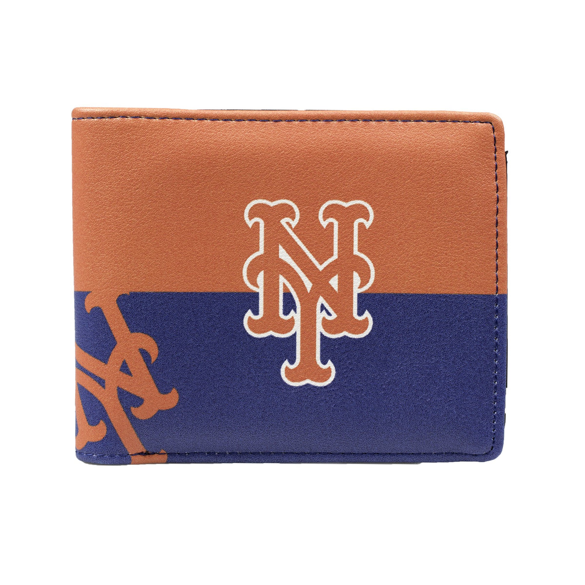 CARTERA DOBLE PLEGABLE CON LOGO DE NEW YORK METS