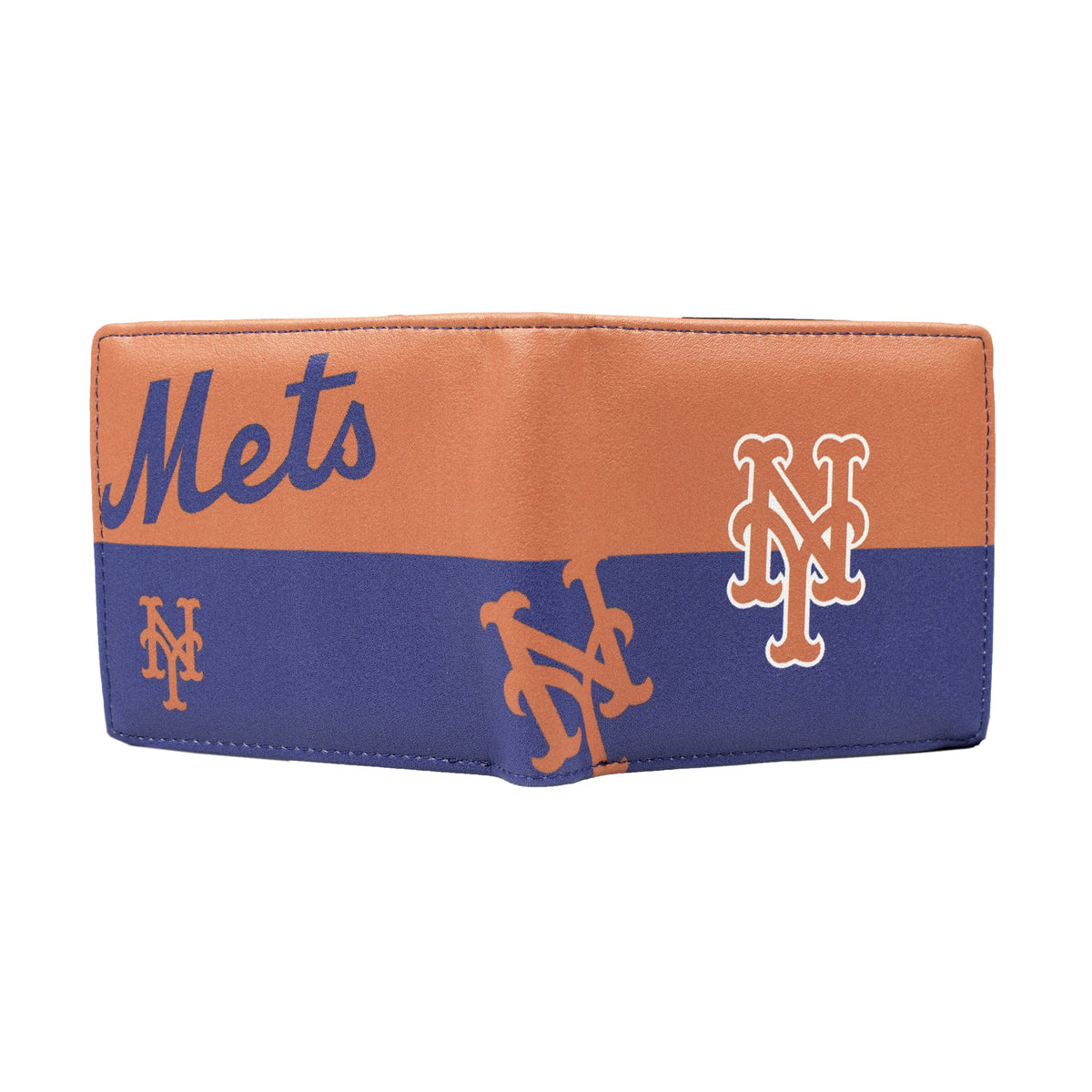 CARTERA DOBLE PLEGABLE CON LOGO DE NEW YORK METS