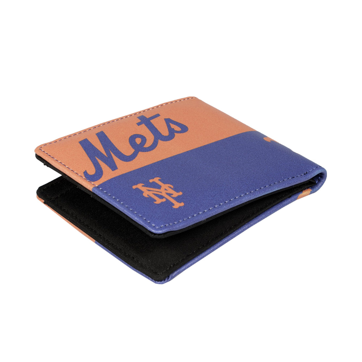 CARTERA DOBLE PLEGABLE CON LOGO DE NEW YORK METS