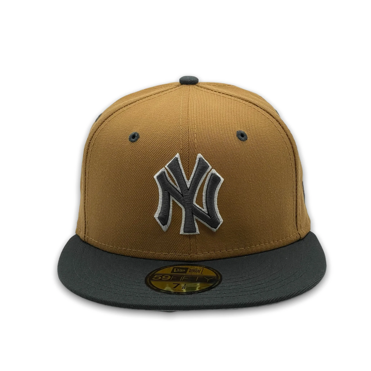 new era ny cap brown