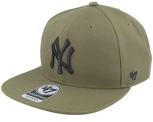 47 Brand Captain Snapback Cap - SURE SHOT New York Yankees Camel