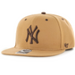 NEW YORK YANKEES 47' BRAND CAPTAIN ADJUSTABLE SNAPBACK HAT - CAMEL