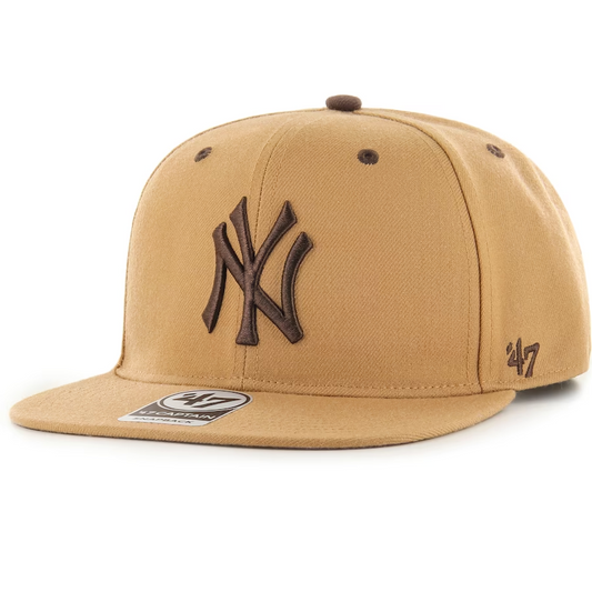 GORRA AJUSTABLE SNAPBACK DE CAPITÁN DE LA MARCA 47' DE LOS NEW YORK YANKEES - CAMEL