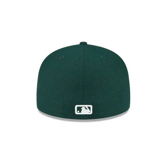 NEW YORK YANKEES BASIC LOGO 59FIFTY FITTED HAT - DARK GREEN