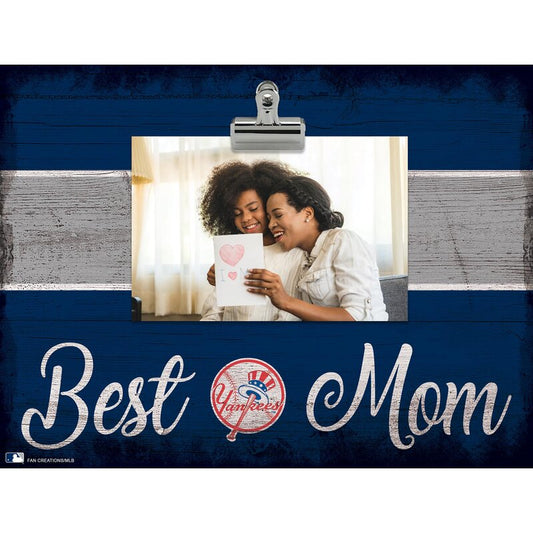 NEW YORK YANKEES BEST MOM PHOTO CLIP FRAME