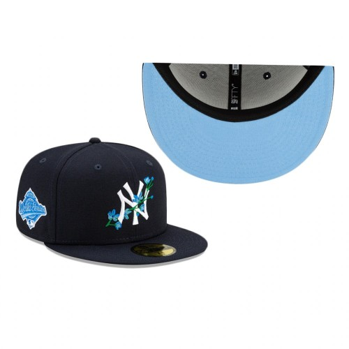 NEW YORK YANKEES BLOOM SIDEPATCH 59FIFTY FITTED HAT