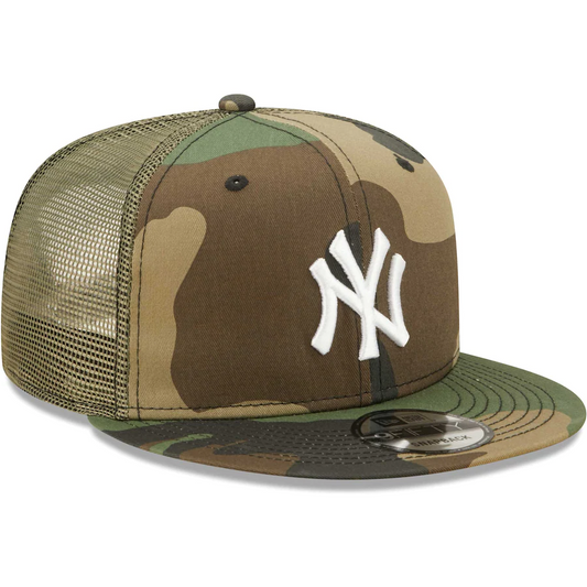 NEW YORK YANKEES CAMO TRUCKER 9FIFTY SNAPBACK HAT