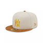 NEW YORK YANKEES CORD VISOR 59FIFTY FITTED HAT (CORDUROY BRIM)