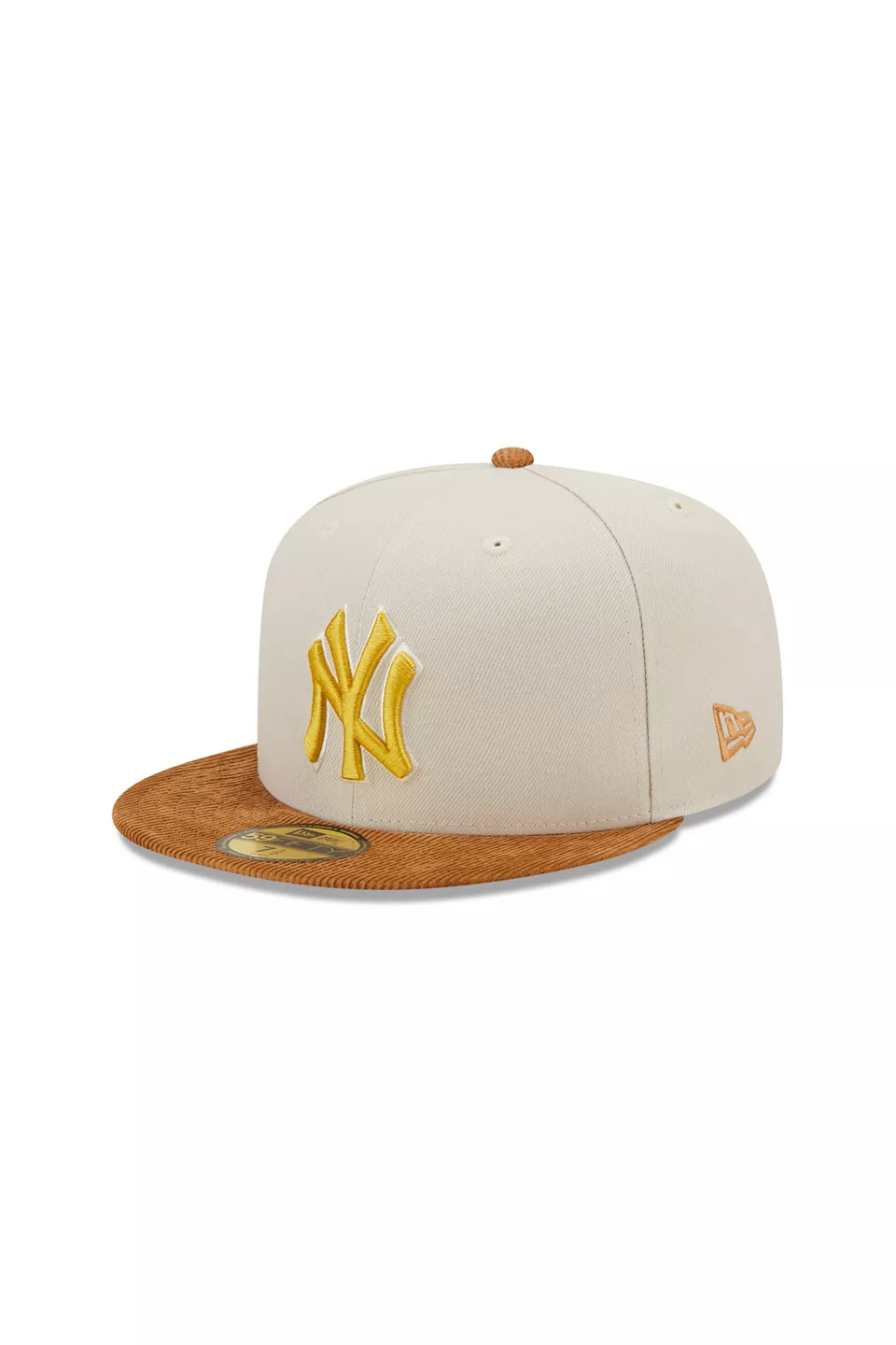 NEW YORK YANKEES CORD VISOR 59FIFTY FITTED HAT (CORDUROY BRIM)
