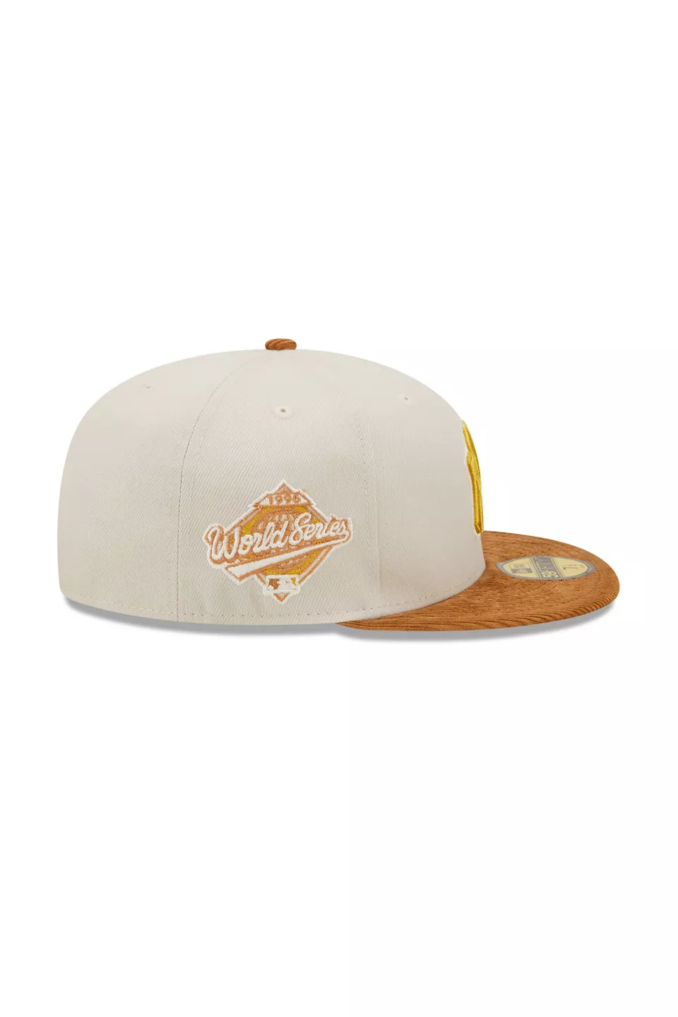 NEW YORK YANKEES CORD VISOR 59FIFTY FITTED HAT (CORDUROY BRIM)
