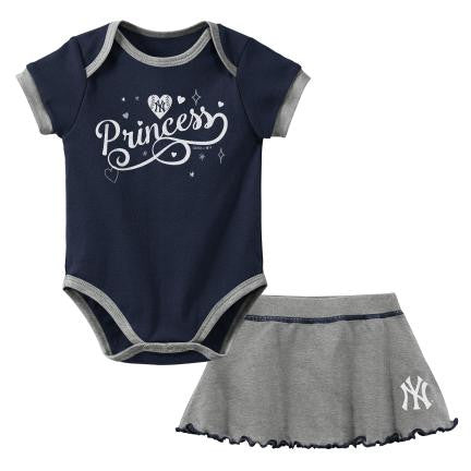 CONJUNTO DE FALDA GRANDE DE SUEÑO INFANTIL DE LOS YANKEES DE NUEVA YORK