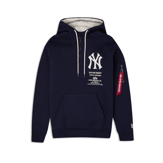 NEW YORK YANKEES MEN'S ALPHA INDUSTRIES HOODIE SWEATSHIRT