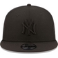 NEW YORK YANKEES HOMBRE CLASSIC TRUCKER 9FIFTY SNAPBACK-NEGRO SOBRE NEGRO