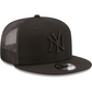 NEW YORK YANKEES HOMBRE CLASSIC TRUCKER 9FIFTY SNAPBACK-NEGRO SOBRE NEGRO