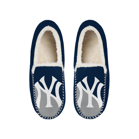 NEW YORK YANKEES MEN'S COLOR BLOCK MOCCASINS