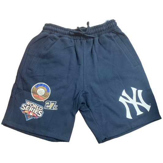 NEW YORK YANKEES MEN'S HISTORIC CHAMP FLEECE SHORTS