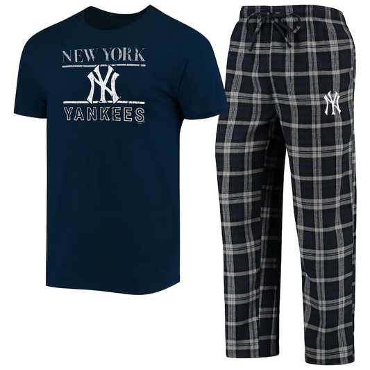 NEW YORK YANKEES MEN'S LODGE PAJAMA PANT SET