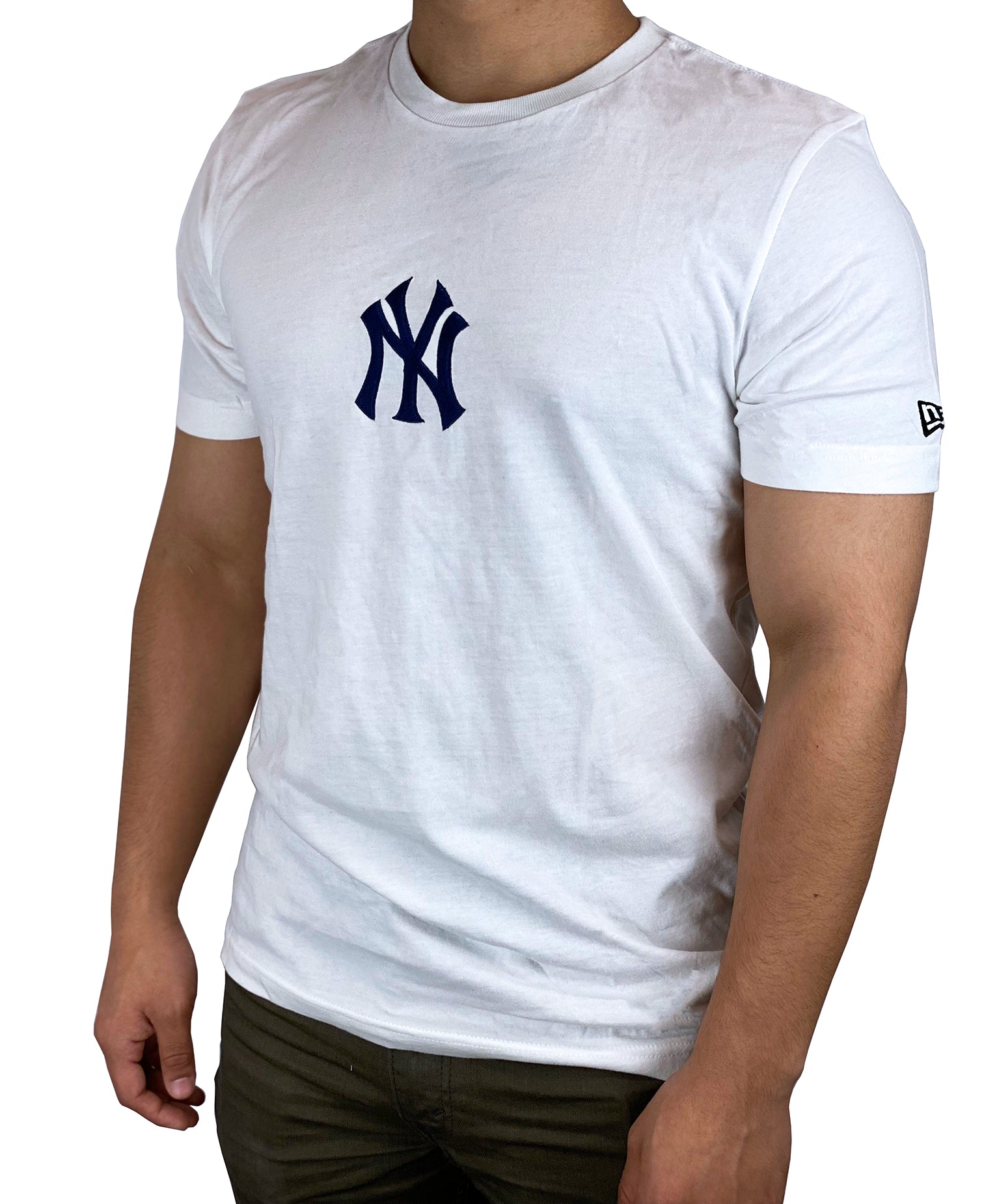 blue yankees shirt