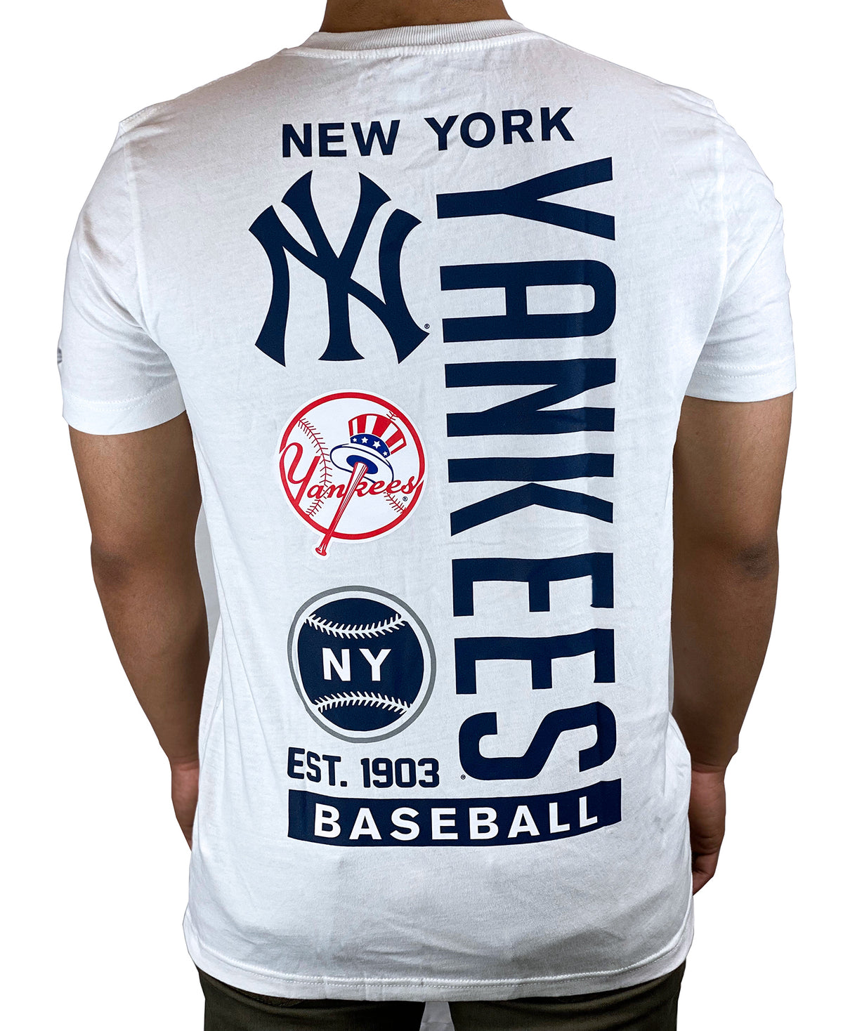 NEW YORK YANKEES MEN'S PRIDE BACK T-SHIRT