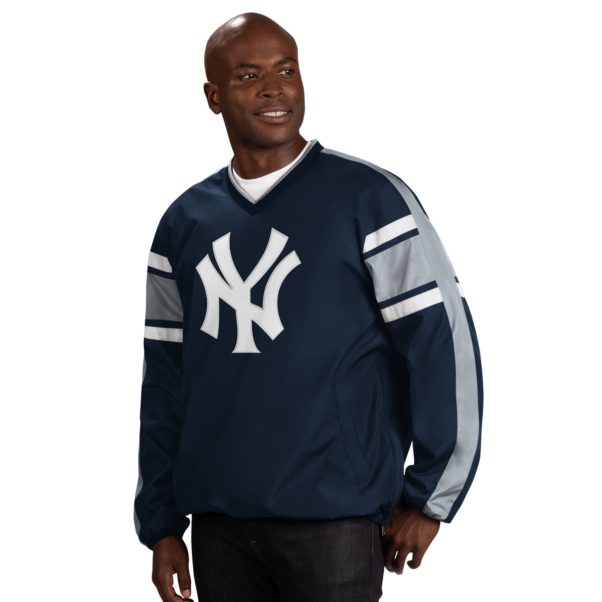 NEW YORK YANKEES MEN'S SWING ROUTE WINDBREAKER JACKET