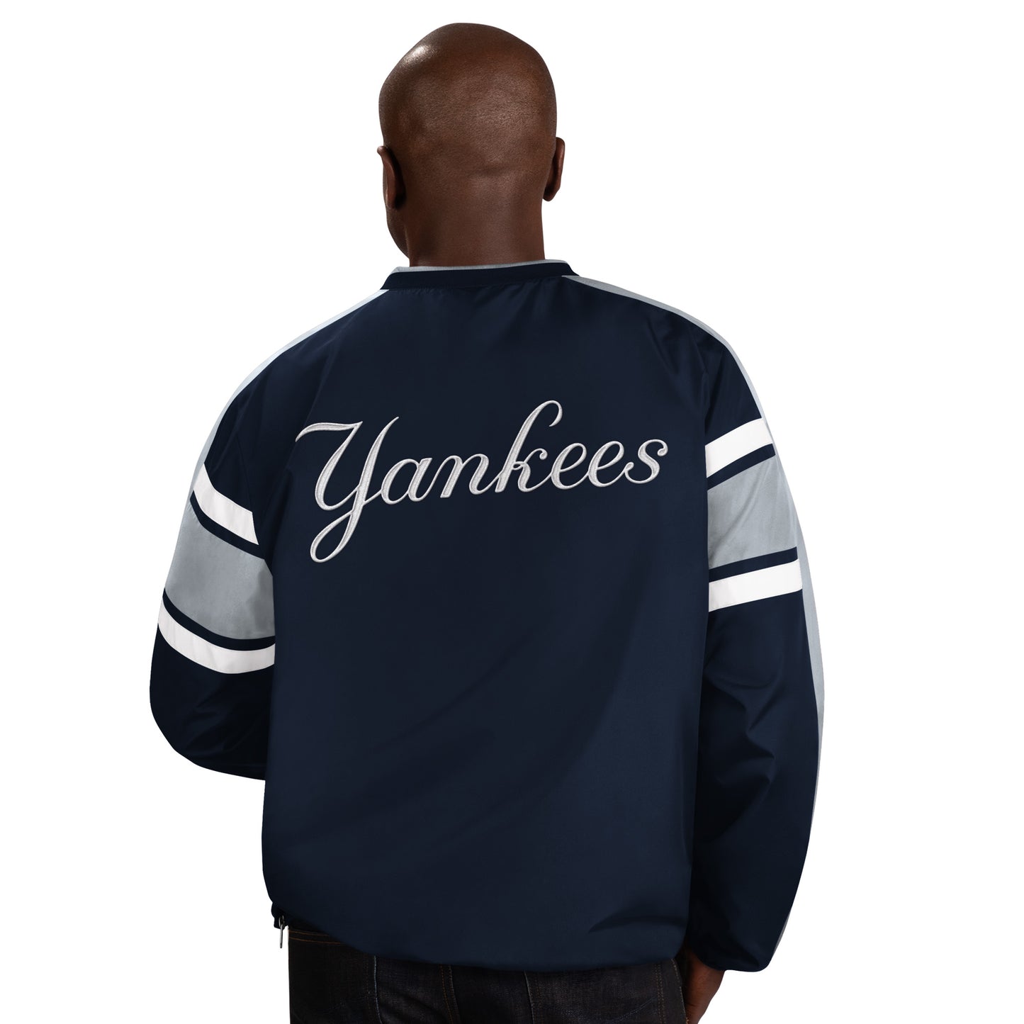 NEW YORK YANKEES MEN'S SWING ROUTE WINDBREAKER JACKET