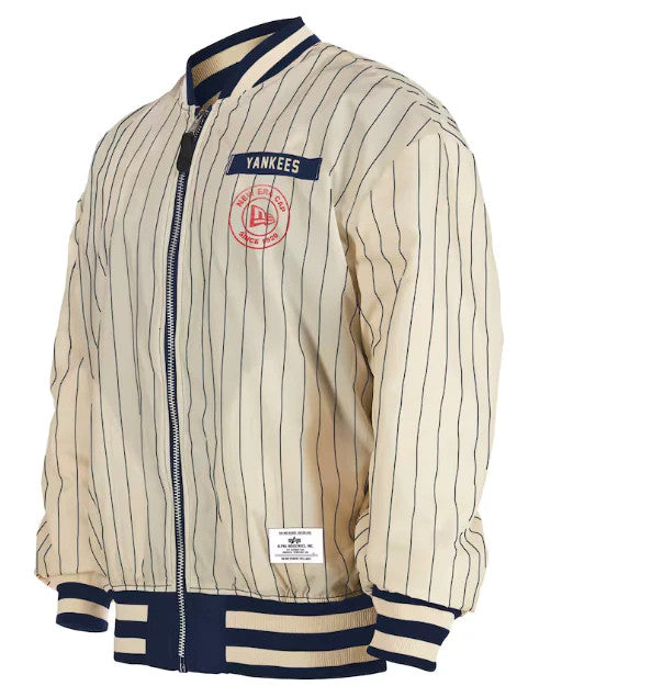 NEW YORK YANKEES NEW ERA ALPHA INDUSTRIES TEAM REVERSIBLE BOMBER JACKET