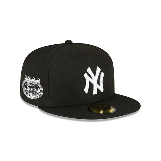 NEW YORK YANKEES SIDEPATCH 2008 ALL-STAR GAME 59FIFTY FITTED HAT - BLACK