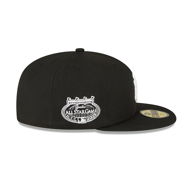 NEW YORK YANKEES SIDEPATCH 2008 ALL-STAR GAME 59FIFTY FITTED HAT - BLACK