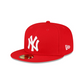NEW YORK YANKEES SIDEPATCH 2008 ALL-STAR GAME 59FIFTY FITTED HAT - RED