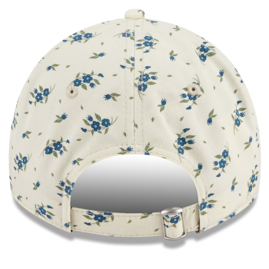 NEW YORK YANKEES WOMEN'S BLOOM 9TWENTY ADJUSTABLE HAT - CREAM