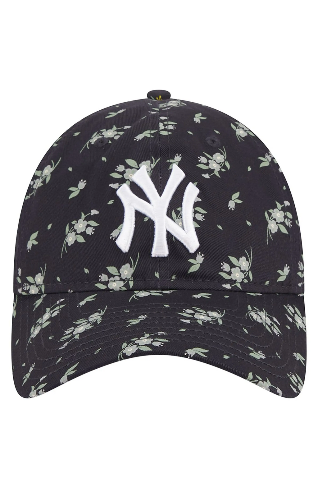 NEW YORK YANKEES WOMEN'S BLOOM 9TWENTY ADJUSTABLE HAT - NAVY