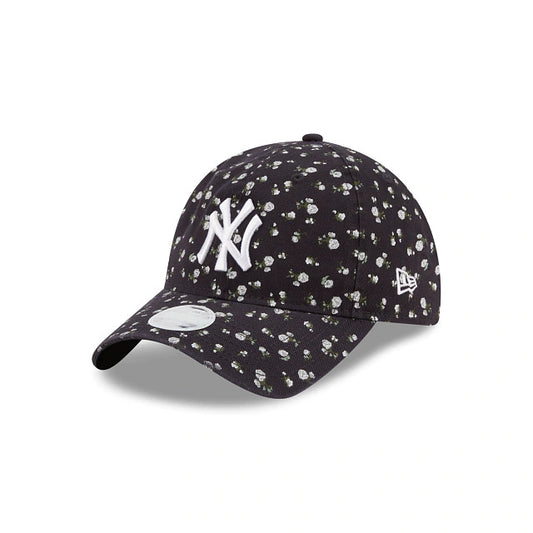 NEW YORK YANKEES WOMEN'S FLORAL 9TWENTY ADJUSTABLE HAT - NAVY
