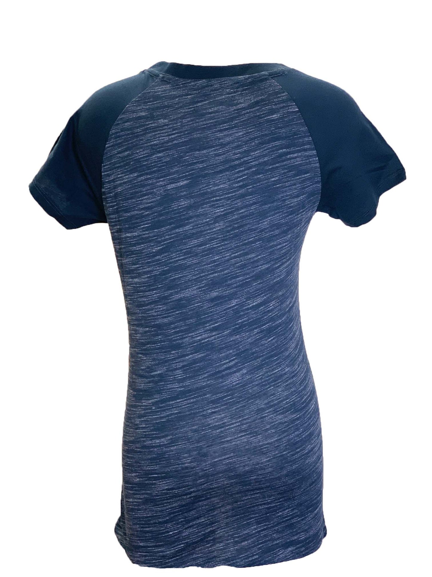 NEW YORK YANKEES WOMEN'S FOIL BORDER NAME TEE