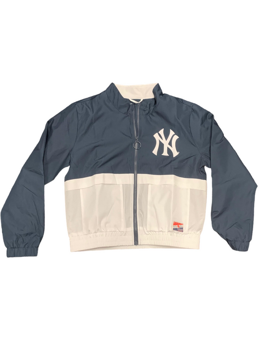 CORTAVIENTOS BULLPEN CON CREMALLERA COMPLETA PARA MUJER NEW YORK YANKEES