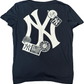 CAMISETA MUJER NEW YORK YANKEES ESTAMPADO NUDO FRONTAL