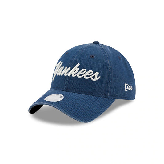 NEW YORK YANKEES WOMEN'S TEAM SCRIPT 9TWENTY ADJUSTABLE