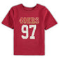 SAN FRANCISCO 49ERS KIDS NICK BOSA MAINLINER PLAYER NAME & NUMBER T-SHIRT