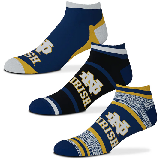 NOTRE DAME FIGHTING IRISH 3-PACK CASH SOCKS