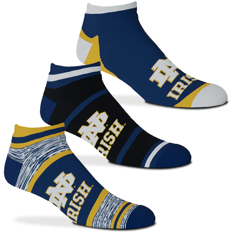 NOTRE DAME FIGHTING IRISH 3-PACK CASH SOCKS