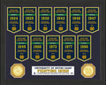 NOTRE DAME FIGHTING IRISH BANNER COLLECTION PHOTO